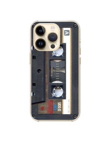 Coque iPhone 14 Pro Cassette Gold K7 - Maximilian San