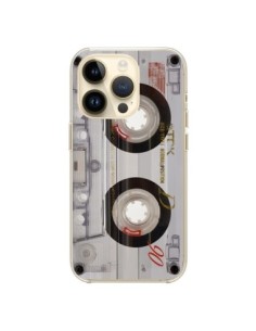 Coque iPhone 14 Pro Cassette Transparente K7 - Maximilian...