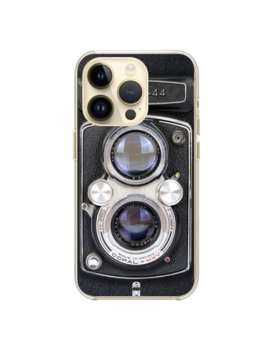 Coque iPhone 14 Pro Vintage Camera Yashica 44 Appareil Photo - Maximilian San