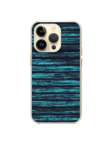 iPhone 14 Pro Case Luna Blue Wood Wood - Maximilian San