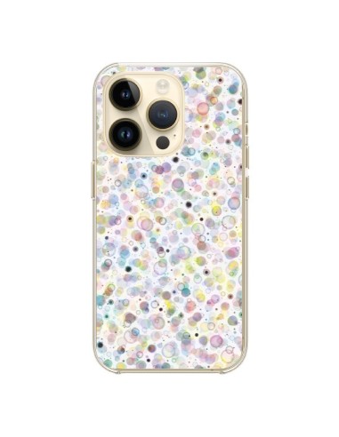 Coque iPhone 14 Pro Cosmic Bubbles Multicolored - Ninola Design