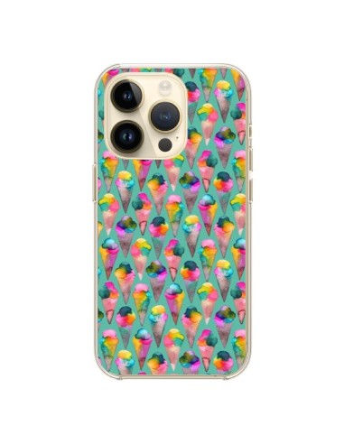 Coque iPhone 14 Pro Cute Ice Creams - Ninola Design