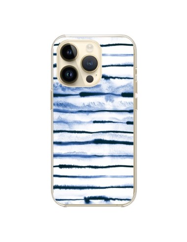 Coque iPhone 14 Pro Electric Lines White - Ninola Design