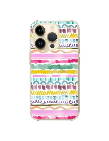 Coque iPhone 14 Pro Garlands Tribal - Ninola Design