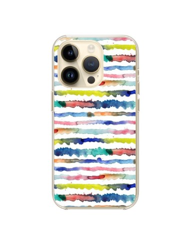 Cover iPhone 14 Pro Gingham Vichy Giallo - Ninola Design