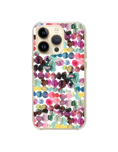 Cover iPhone 14 Pro Gradient Tropical Color Linee - Ninola Design