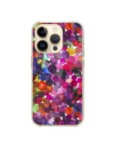 iPhone 14 Pro Case Moody Geometry Rustic Brown - Ninola...