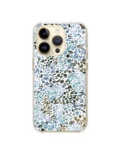 Cover iPhone 14 Pro Smoky Marble Watercolor Rosa - Ninola...