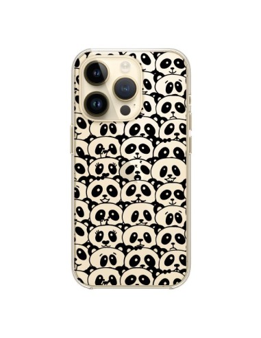Coque iPhone 14 Pro Panda Par Milliers Transparente - Nico