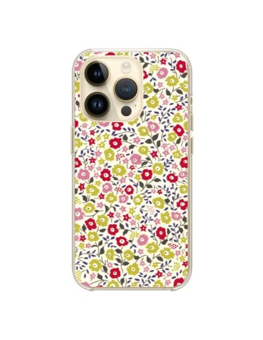 Coque iPhone 14 Pro Liberty Fleurs - Nico