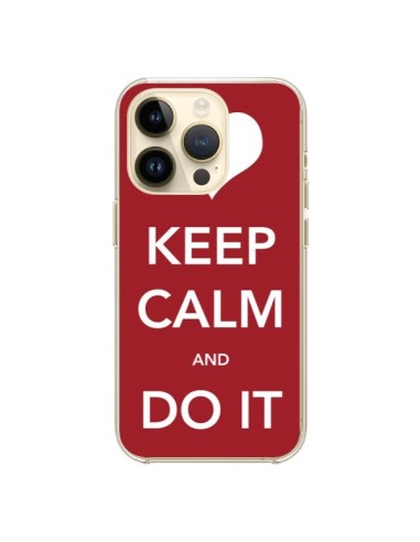 Coque iPhone 14 Pro Keep Calm and Do It - Nico