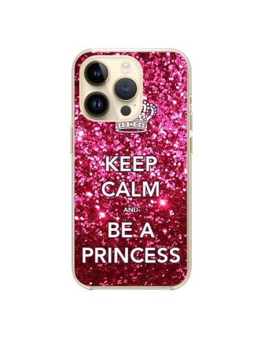 Cover iPhone 14 Pro Keep Calm and Be A Princess - Nico