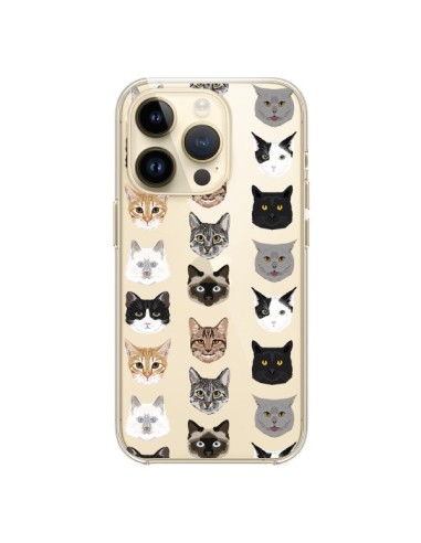 Cover iPhone 14 Pro Gatto Trasparente - Pet Friendly