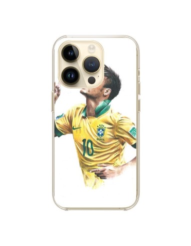 Coque iPhone 14 Pro Neymar Footballer - Percy