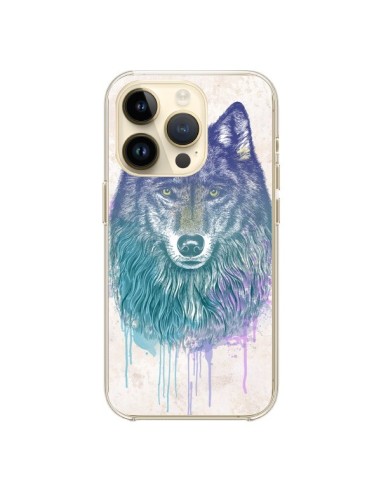 Coque iPhone 14 Pro Loup - Rachel Caldwell