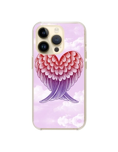 Coque iPhone 14 Pro Ailes d'ange Amour - Rachel Caldwell