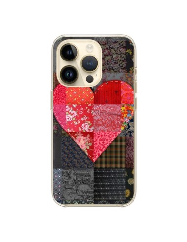 Coque iPhone 14 Pro Coeur Heart Patch - Rachel Caldwell