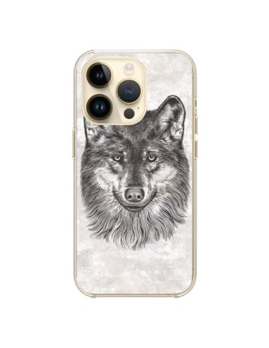 iPhone 14 Pro Case Wolf Grey - Rachel Caldwell