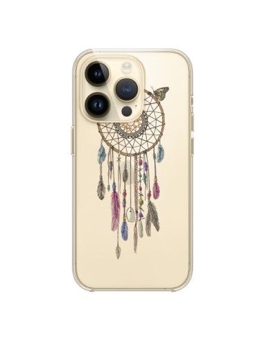 Coque iPhone 14 Pro Attrape-rêves Lakota Transparente - Rachel Caldwell