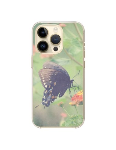 Coque iPhone 14 Pro Papillon Butterfly - R Delean