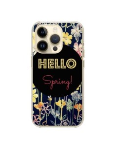 Cover iPhone 14 Pro Hello Spring Benvenuta Primavera - R...