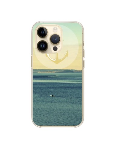 Coque iPhone 14 Pro Ancre Navire Bateau Summer Beach Plage - R Delean