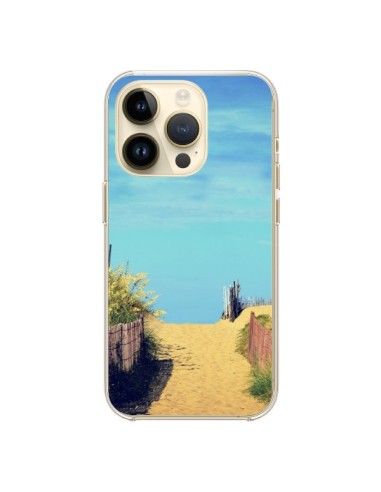 Cover iPhone 14 Pro Mare Sabbia Spiaggia- R Delean