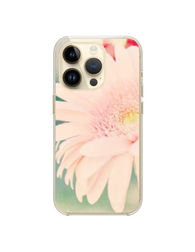 Coque iPhone 14 Pro Fleurs Roses magnifique - R Delean