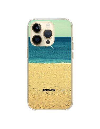 Coque iPhone 14 Pro Escape Mer Plage Ocean Sable Paysage - R Delean