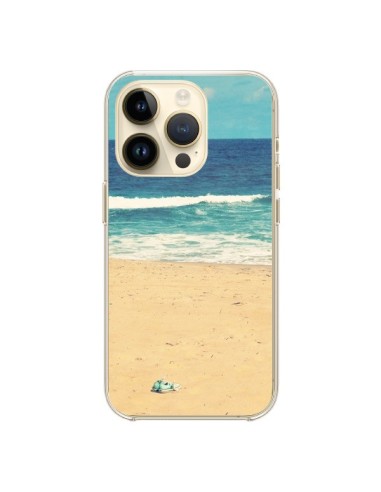 Coque iPhone 14 Pro Mer Ocean Sable Plage Paysage - R Delean