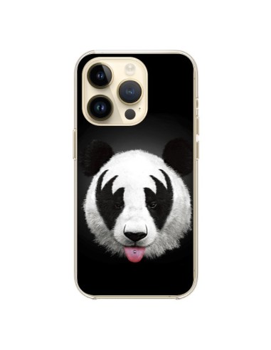 Coque iPhone 14 Pro Kiss of a Panda - Robert Farkas