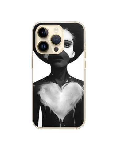 Coque iPhone 14 Pro Fille Coeur Hold On - Ruben Ireland