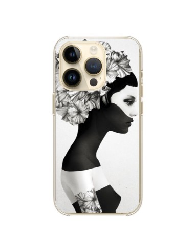 Coque iPhone 14 Pro Marianna Fille Fleurs - Ruben Ireland et Jenny Liz Rome