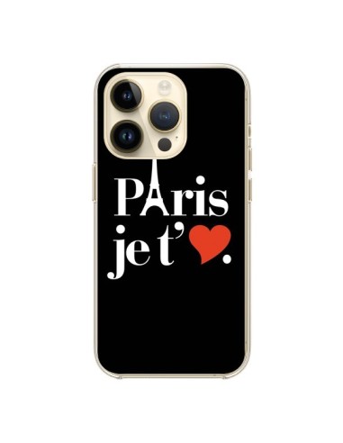 Coque iPhone 14 Pro Paris je t'aime - Rex Lambo