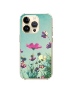 Coque iPhone 14 Pro Fleurs Reach for the Sky - Sylvia Cook
