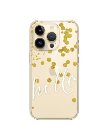iPhone 14 Pro Case Hello Clear - Sylvia Cook