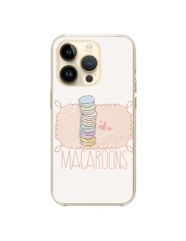 Coque iPhone 14 Pro Macaron Gateau - Sara Eshak