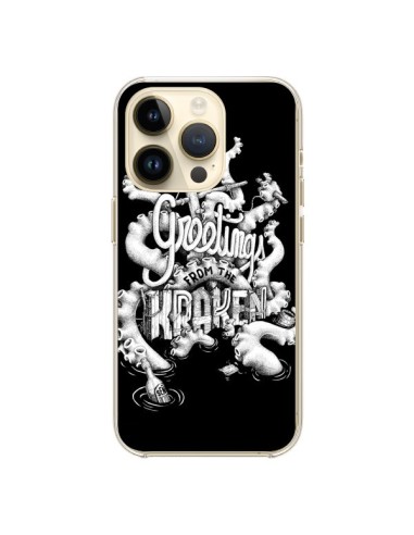 Coque iPhone 14 Pro Greetings from the kraken Tentacules Poulpe - Senor Octopus