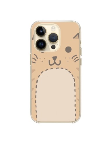 Coque iPhone 14 Pro Big Cat chat - Santiago Taberna