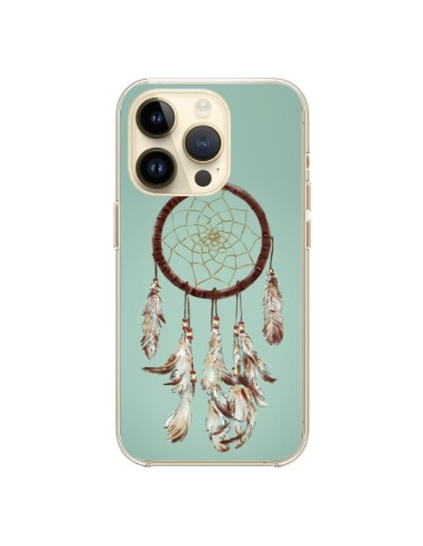 Coque iPhone 14 Pro Attrape-rêves vert - Tipsy Eyes