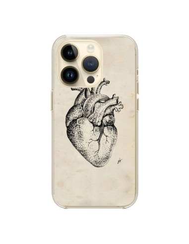 iPhone 14 Pro Case Heart Vintage - Tipsy Eyes