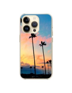 Coque iPhone 14 Pro California Californie USA Palmiers -...