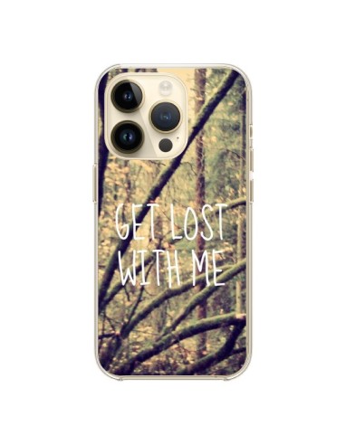 Coque iPhone 14 Pro Get lost with me foret - Tara Yarte