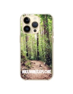 Coque iPhone 14 Pro Hike Run Explore Paysage Foret - Tara...