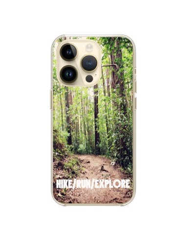 Coque iPhone 14 Pro Hike Run Explore Paysage Foret - Tara Yarte