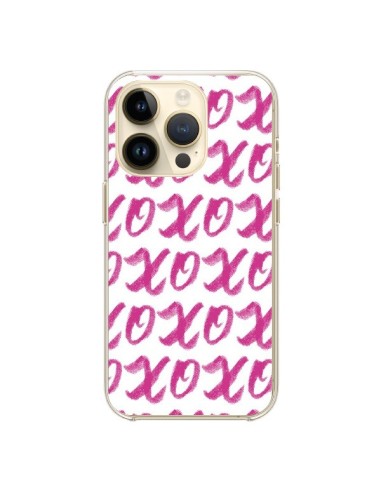 Coque iPhone 14 Pro XoXo Rose Transparente - Yohan B.