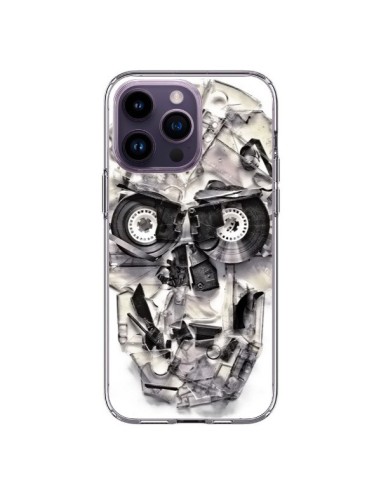 Coque iPhone 14 Pro Max Tape Skull K7 Tête de Mort - Ali Gulec