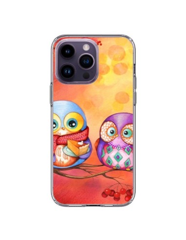 Cover iPhone 14 Pro Max Gufo Albero  - Annya Kai