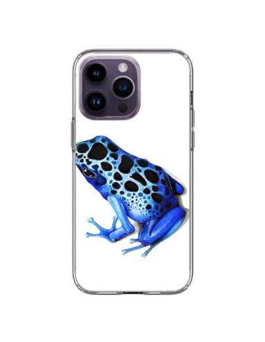 Coque iPhone 14 Pro Max Grenouille Bleue - Annya Kai