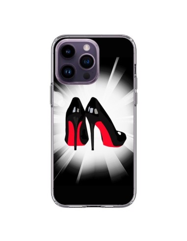 Coque iPhone 14 Pro Max Chaussures Semelles Rouges Red Soles Femme - Aurelie Scour